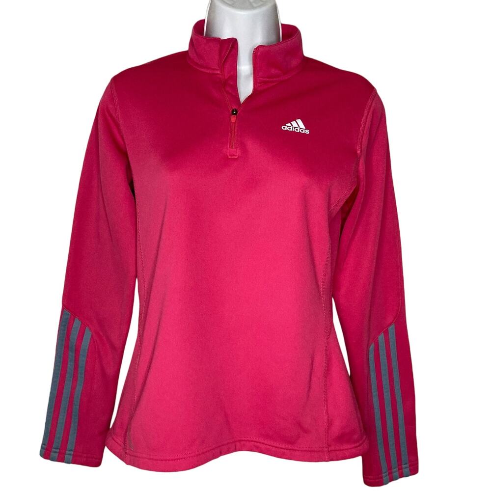 Adidas Formotion Climawarm Response Small 1/4 Zip Women’s Pink Fleece Pullover